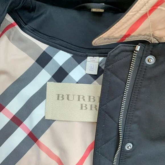 RARE Supernova Burberry Jacket Burberry 3 In 1 Jacket Bomber Vest Size 8 - Picture 9 of 16